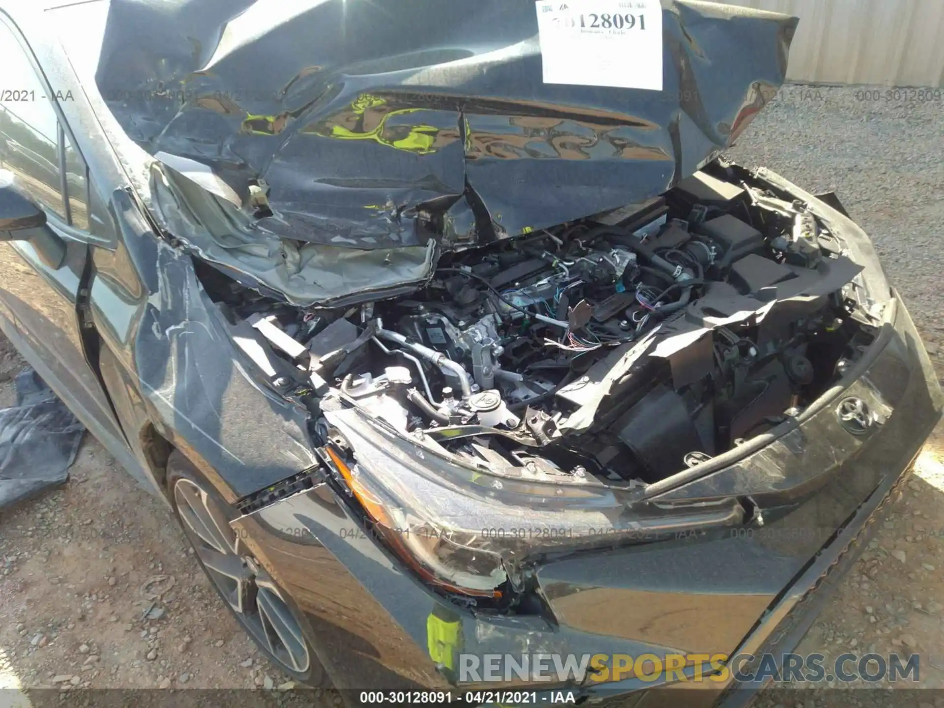 6 Photograph of a damaged car JTDS4MCE0MJ059335 TOYOTA COROLLA 2021