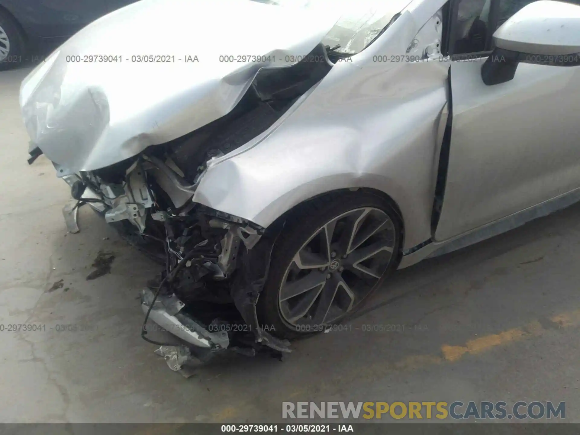 6 Photograph of a damaged car JTDS4MCE0MJ059996 TOYOTA COROLLA 2021