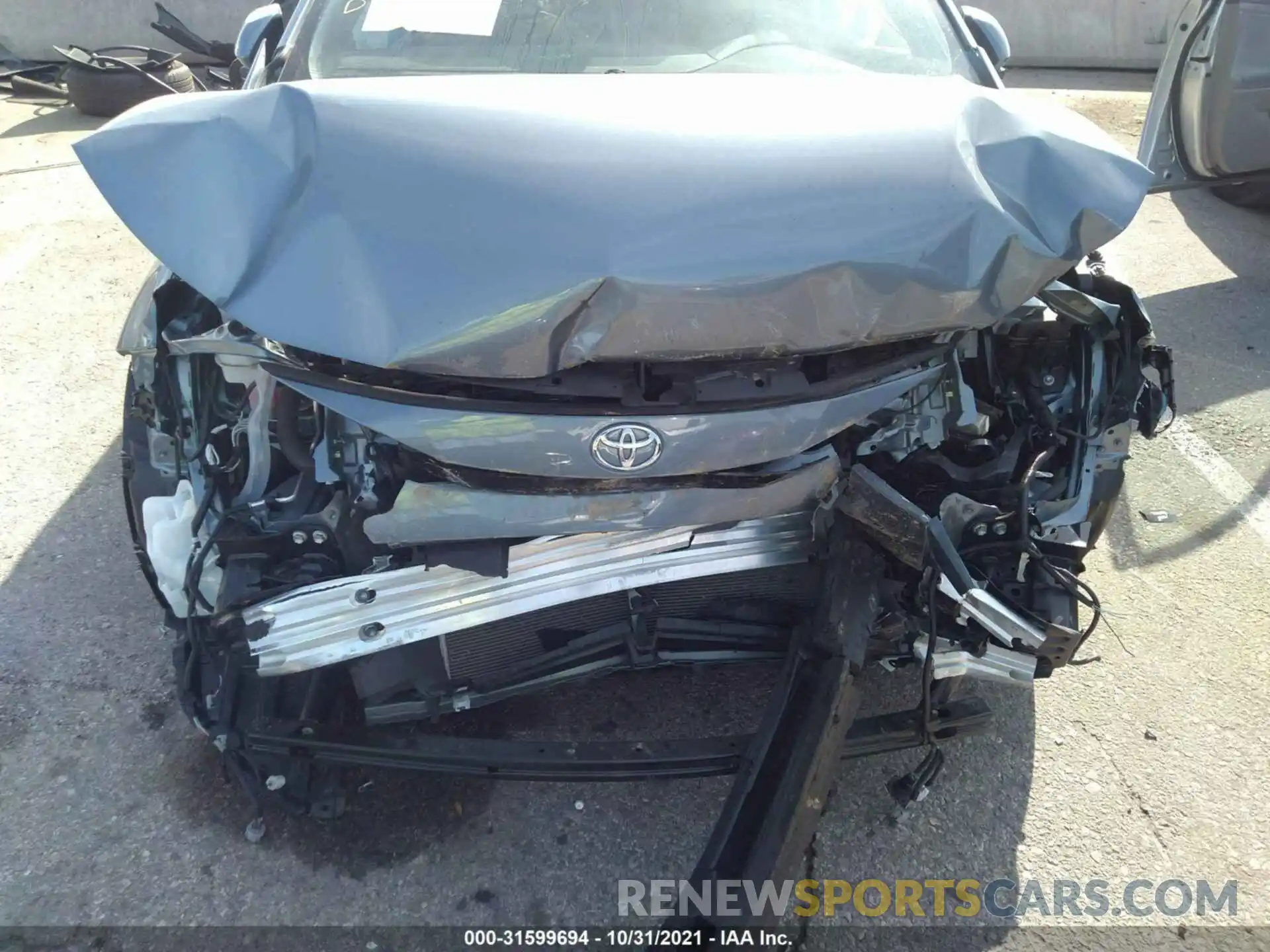 6 Photograph of a damaged car JTDS4MCE0MJ060145 TOYOTA COROLLA 2021