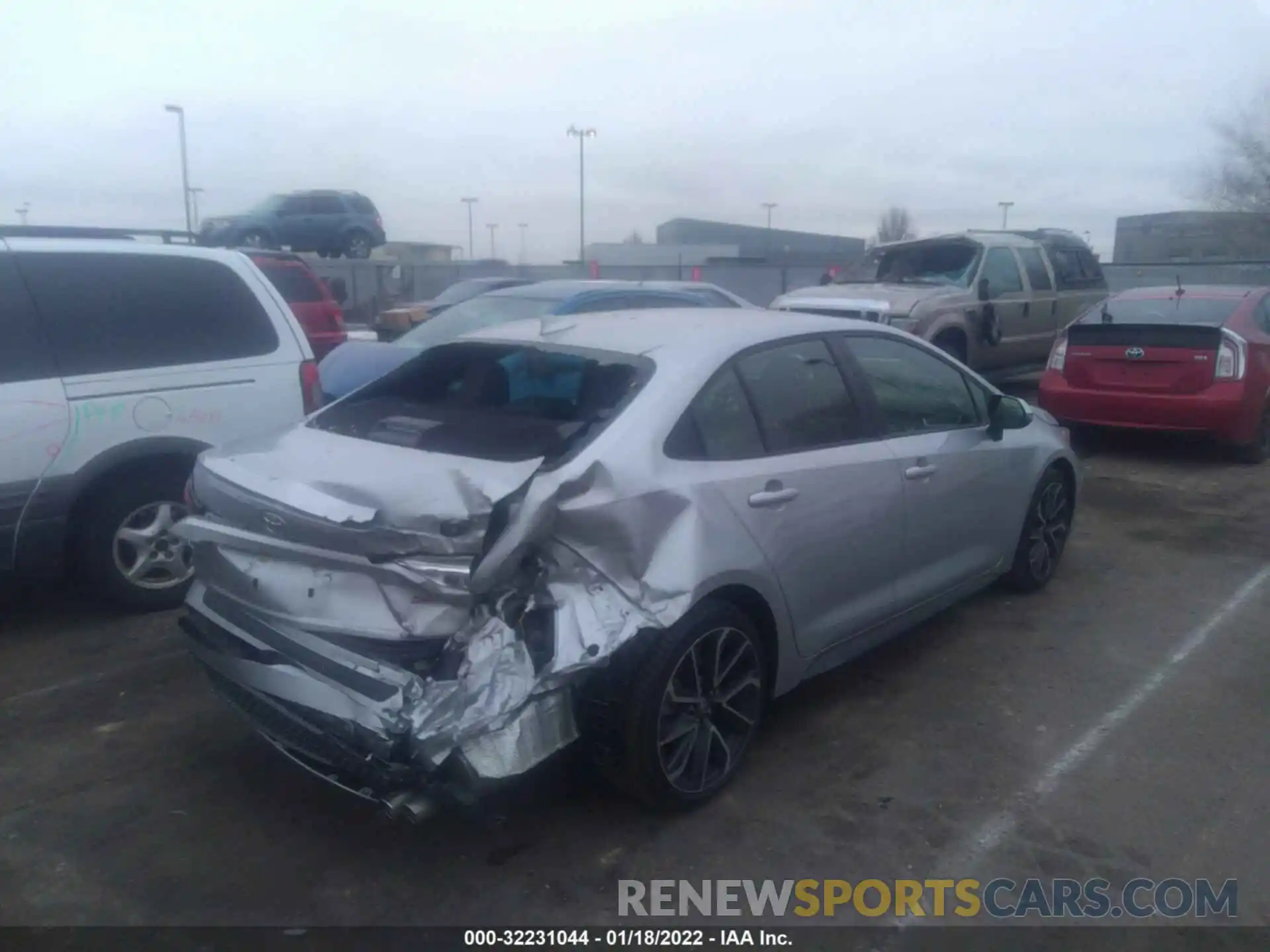 4 Photograph of a damaged car JTDS4MCE0MJ060646 TOYOTA COROLLA 2021