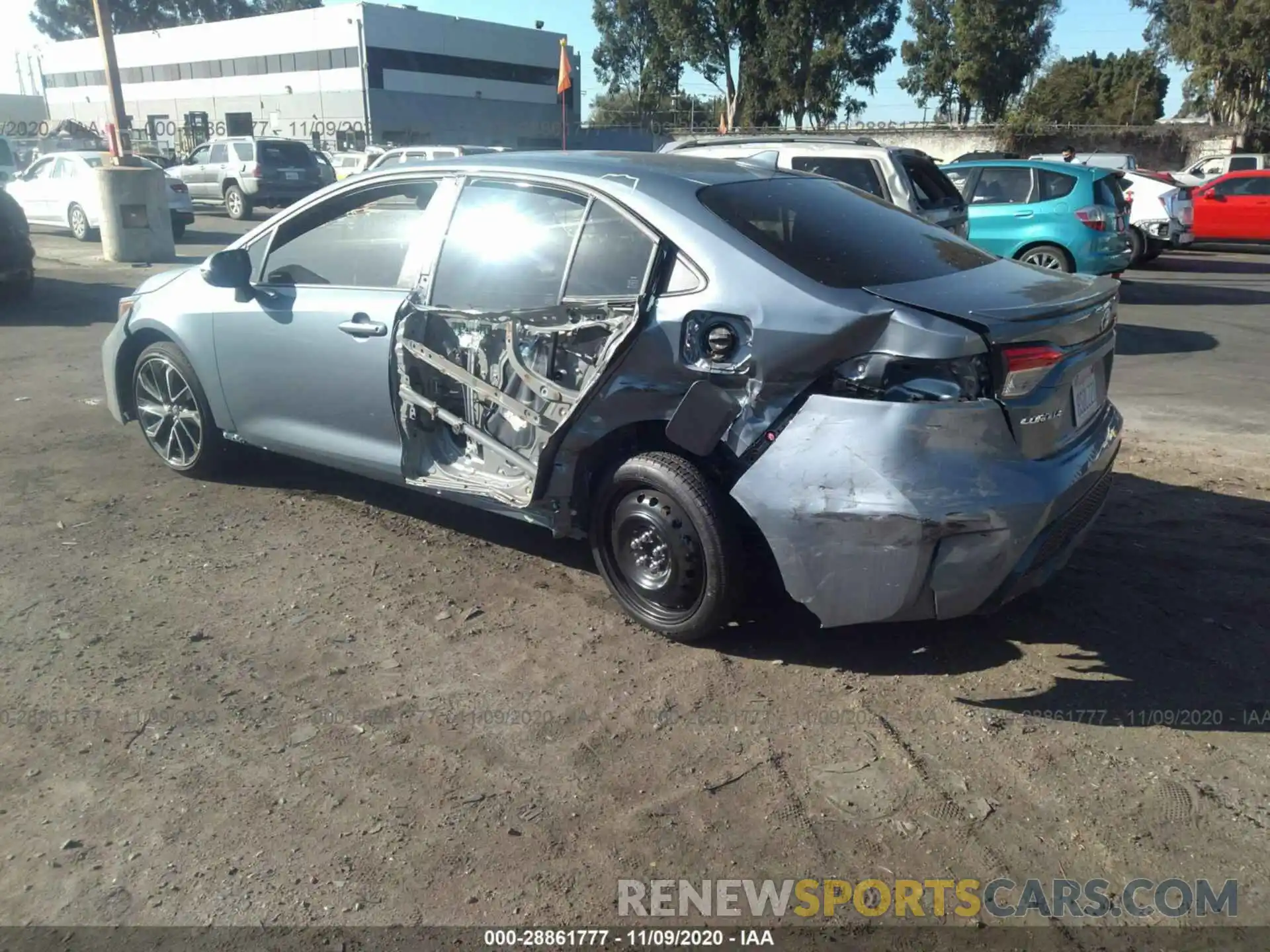 3 Photograph of a damaged car JTDS4MCE0MJ061330 TOYOTA COROLLA 2021