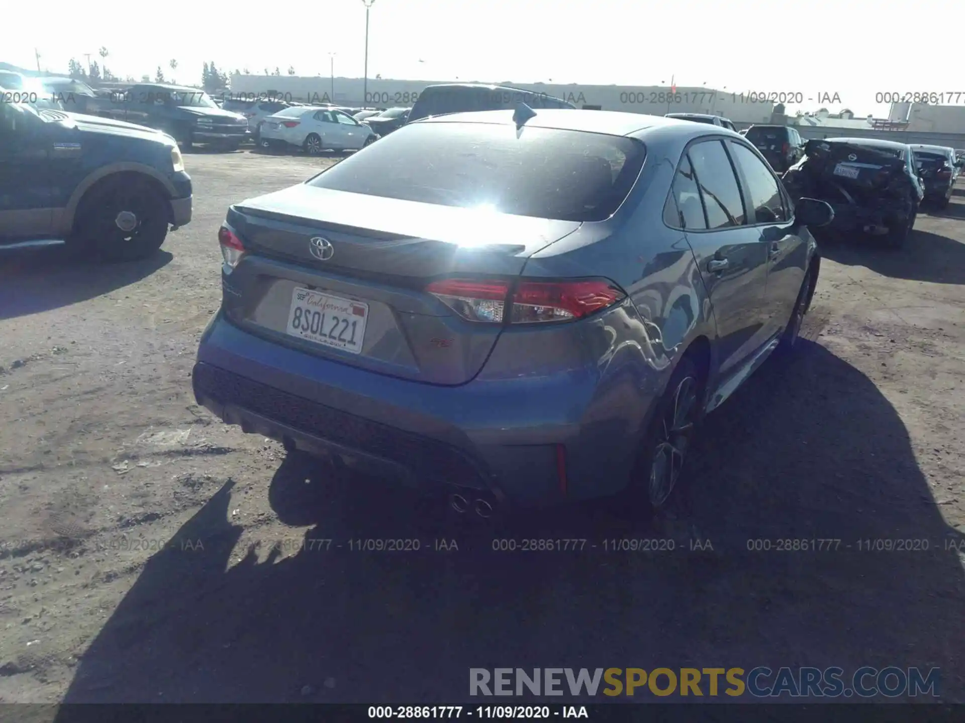 4 Photograph of a damaged car JTDS4MCE0MJ061330 TOYOTA COROLLA 2021