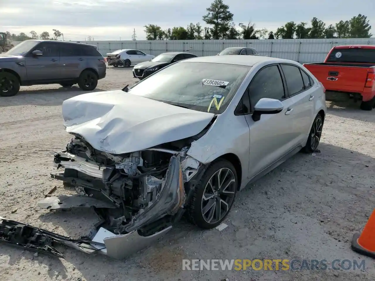 2 Photograph of a damaged car JTDS4MCE0MJ061571 TOYOTA COROLLA 2021