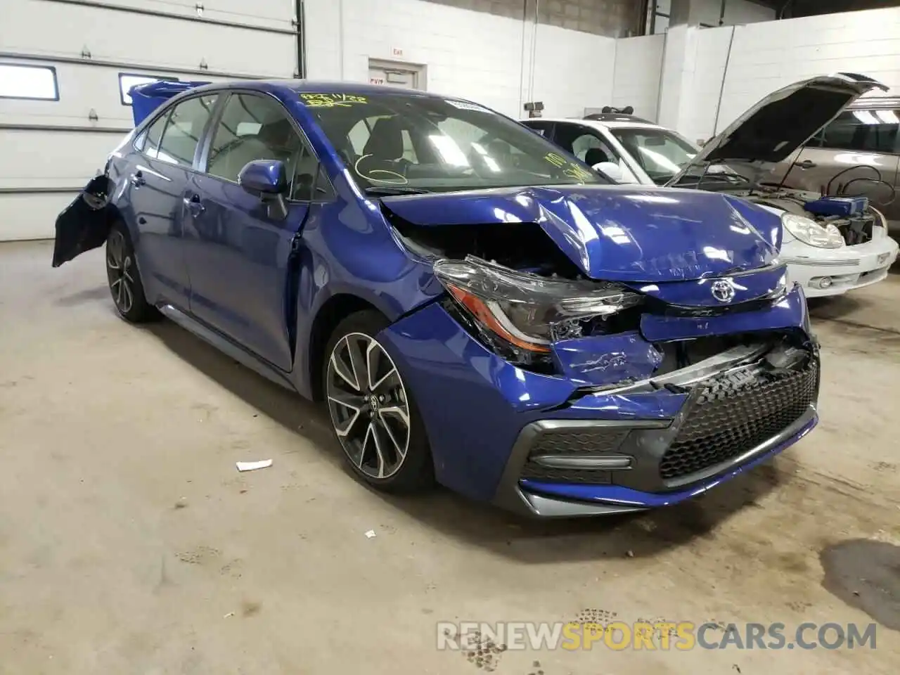 1 Photograph of a damaged car JTDS4MCE0MJ062607 TOYOTA COROLLA 2021