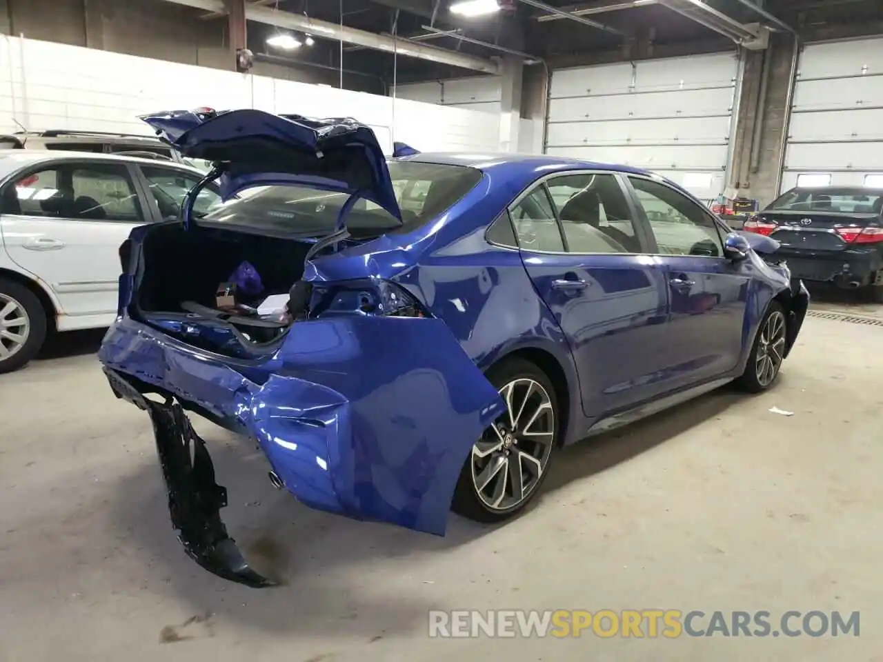 4 Photograph of a damaged car JTDS4MCE0MJ062607 TOYOTA COROLLA 2021