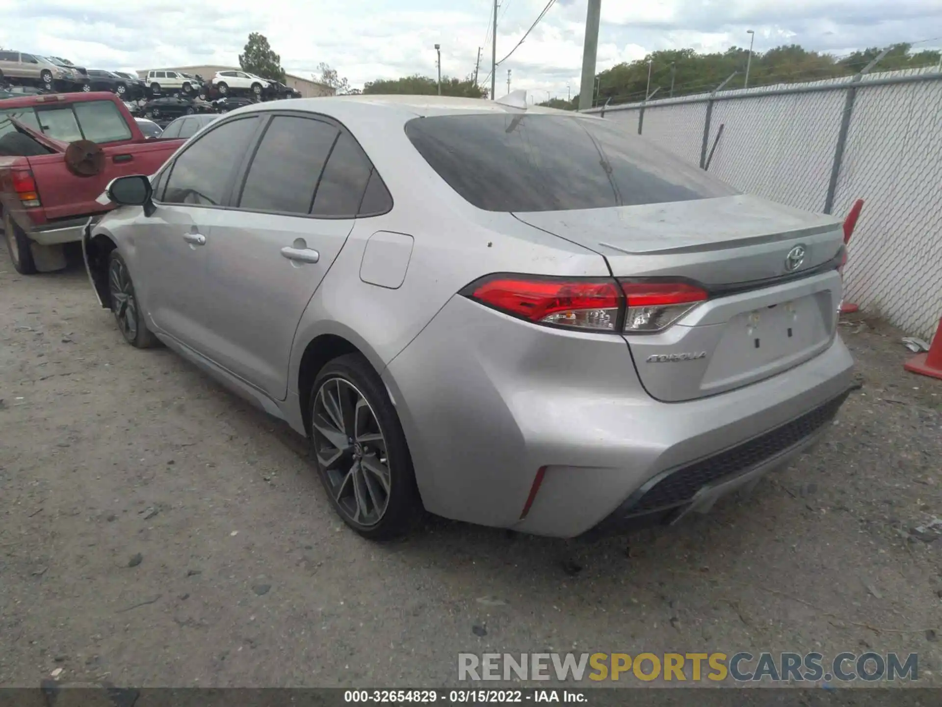 3 Photograph of a damaged car JTDS4MCE0MJ062865 TOYOTA COROLLA 2021