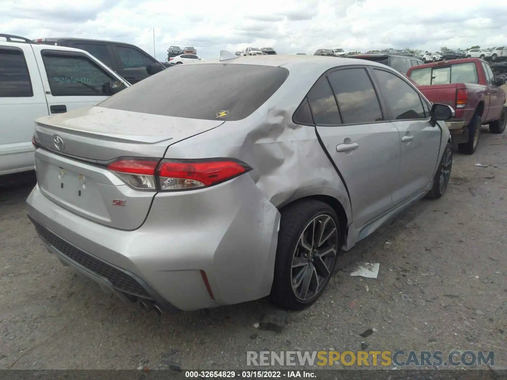 4 Photograph of a damaged car JTDS4MCE0MJ062865 TOYOTA COROLLA 2021