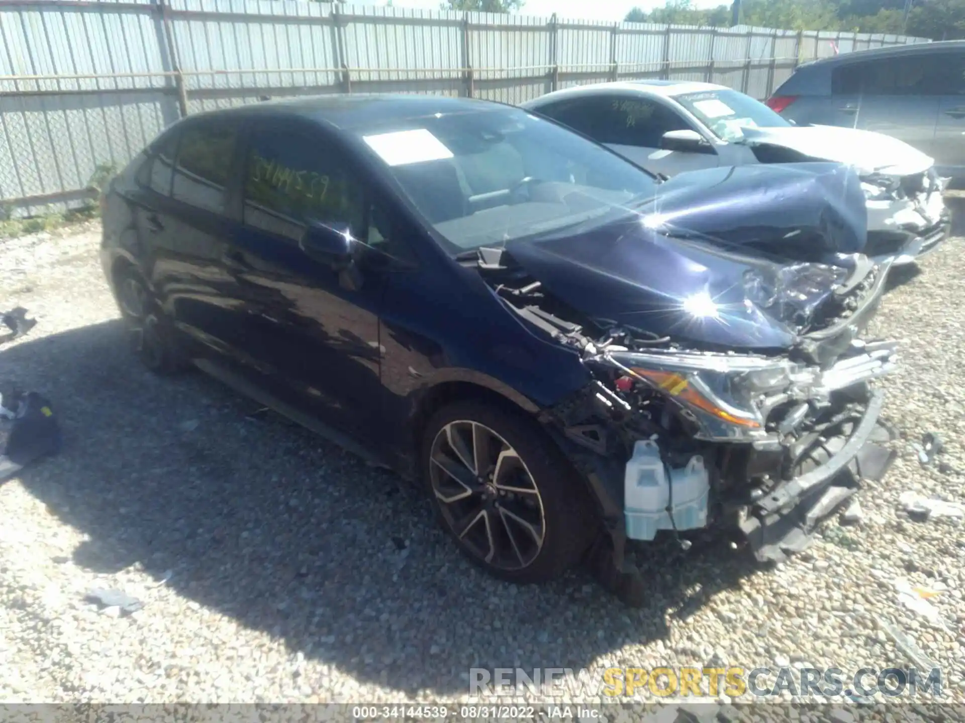 1 Photograph of a damaged car JTDS4MCE0MJ063692 TOYOTA COROLLA 2021