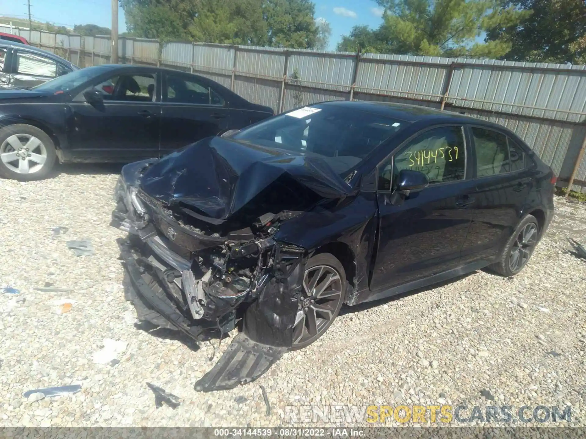 2 Photograph of a damaged car JTDS4MCE0MJ063692 TOYOTA COROLLA 2021