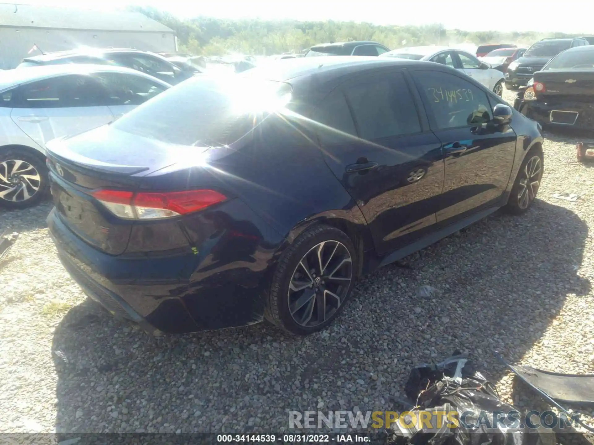 4 Photograph of a damaged car JTDS4MCE0MJ063692 TOYOTA COROLLA 2021