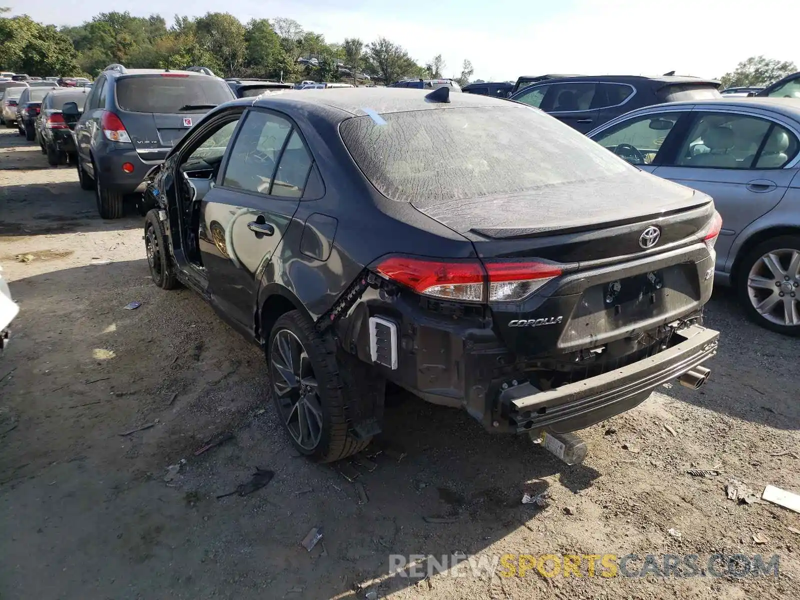 3 Photograph of a damaged car JTDS4MCE0MJ066768 TOYOTA COROLLA 2021