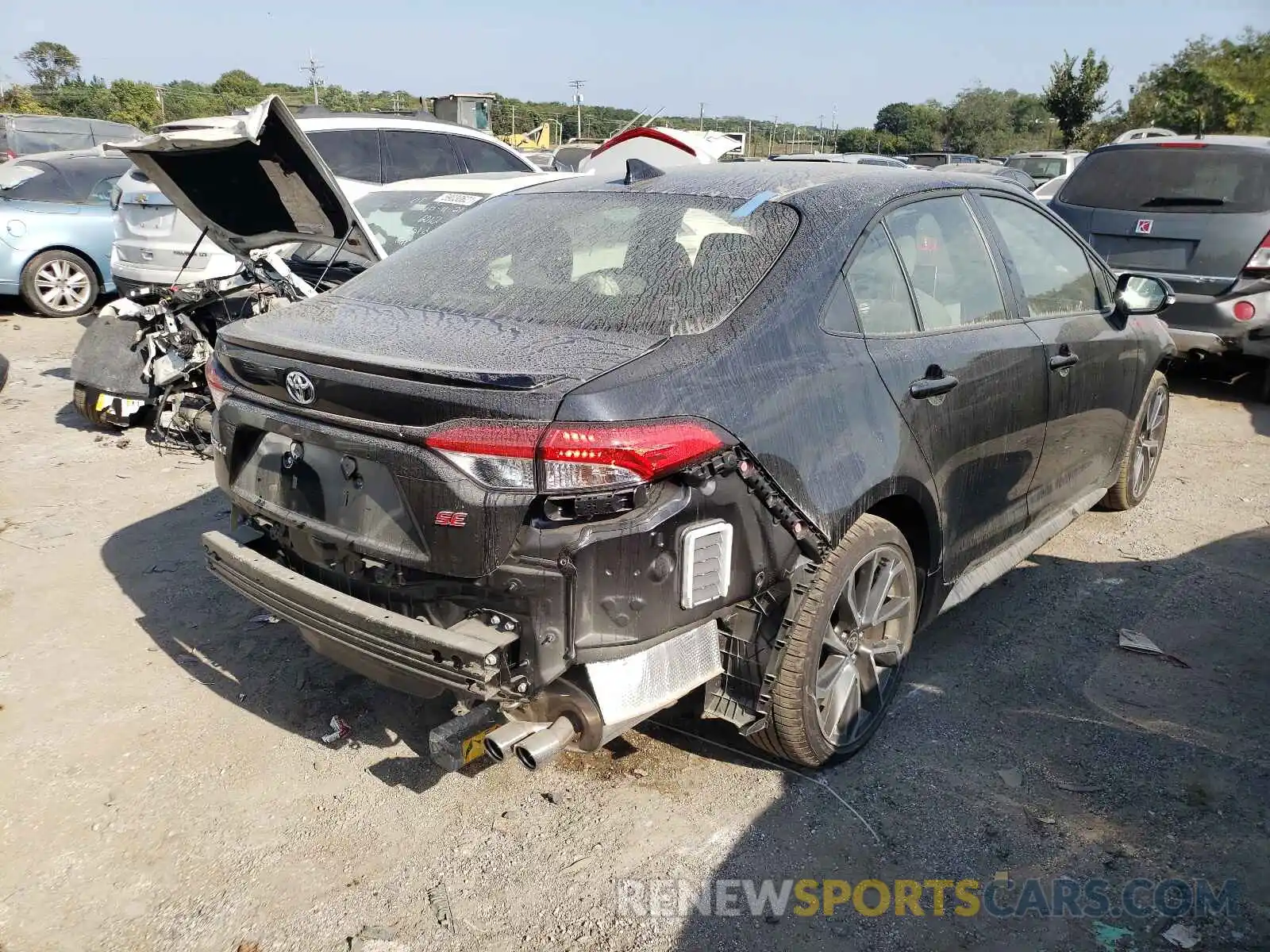 4 Photograph of a damaged car JTDS4MCE0MJ066768 TOYOTA COROLLA 2021