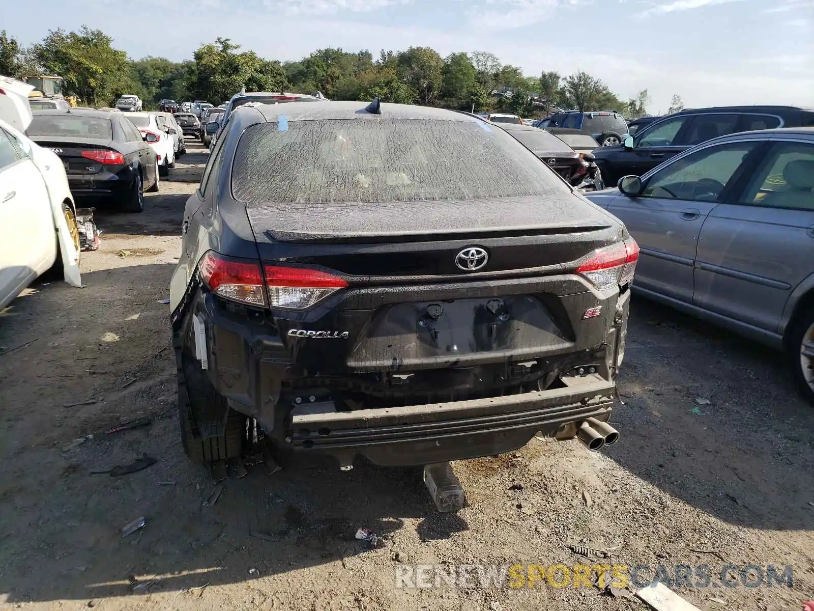 9 Photograph of a damaged car JTDS4MCE0MJ066768 TOYOTA COROLLA 2021