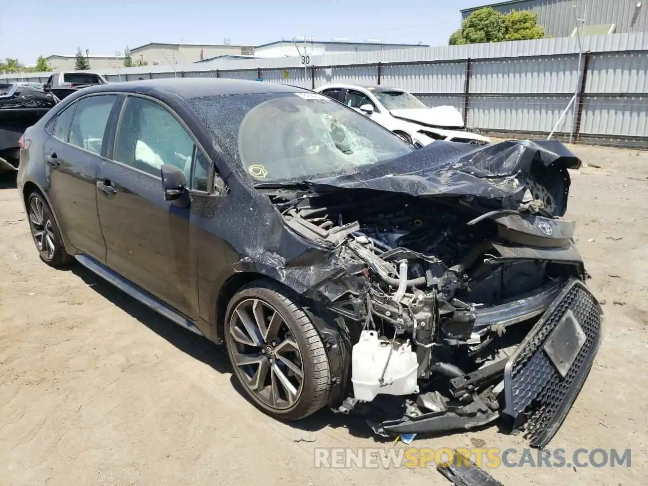 1 Photograph of a damaged car JTDS4MCE0MJ067242 TOYOTA COROLLA 2021