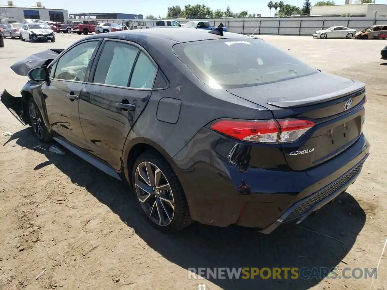 3 Photograph of a damaged car JTDS4MCE0MJ067242 TOYOTA COROLLA 2021