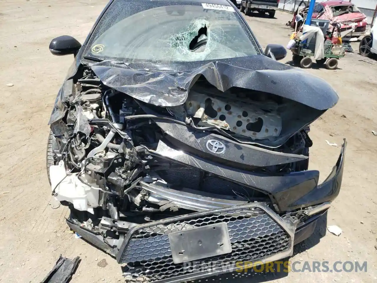 9 Photograph of a damaged car JTDS4MCE0MJ067242 TOYOTA COROLLA 2021