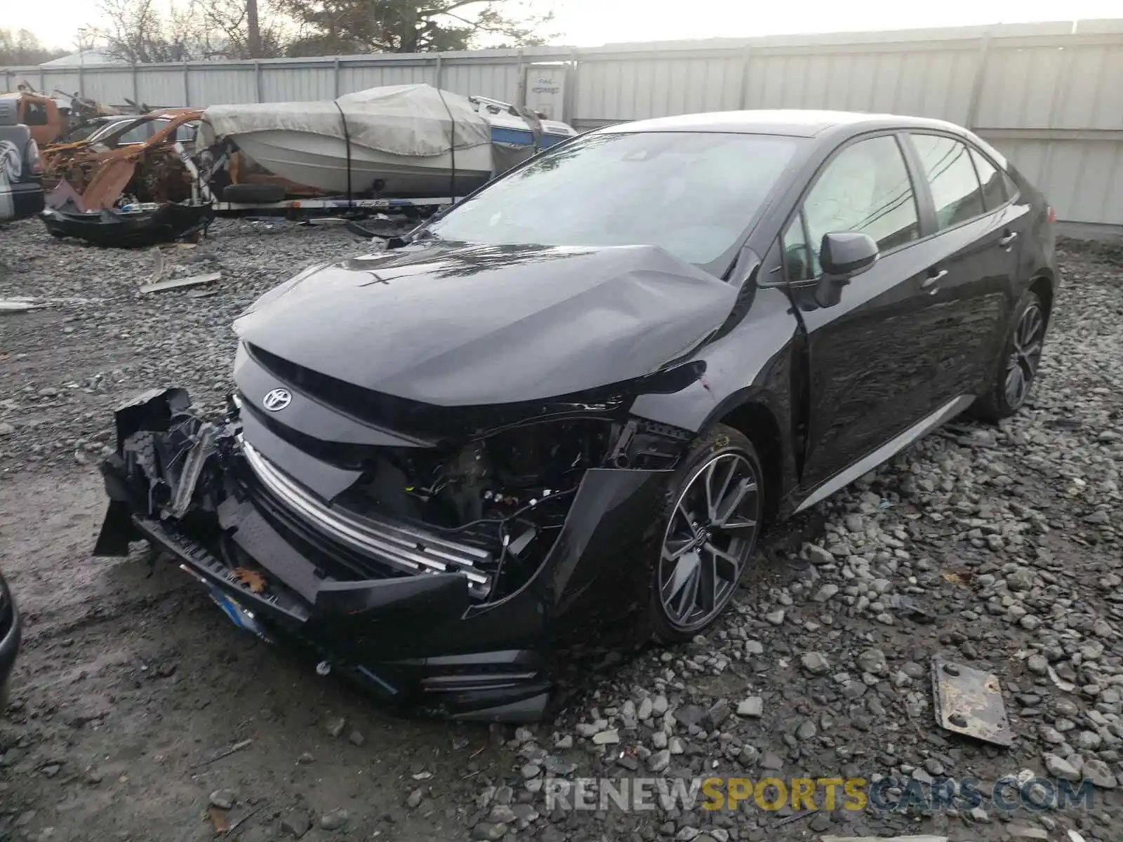 2 Photograph of a damaged car JTDS4MCE0MJ067628 TOYOTA COROLLA 2021