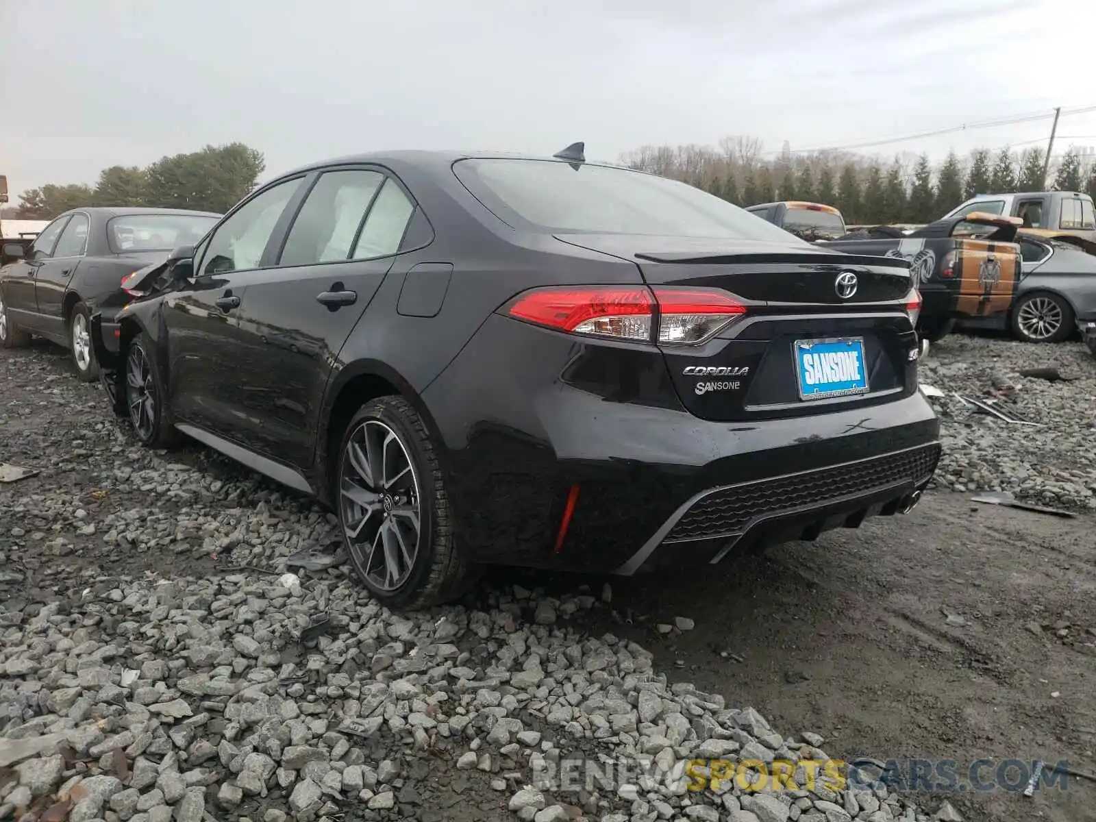 3 Photograph of a damaged car JTDS4MCE0MJ067628 TOYOTA COROLLA 2021