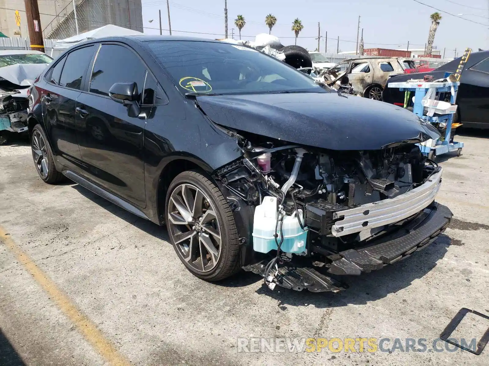 1 Photograph of a damaged car JTDS4MCE0MJ068410 TOYOTA COROLLA 2021