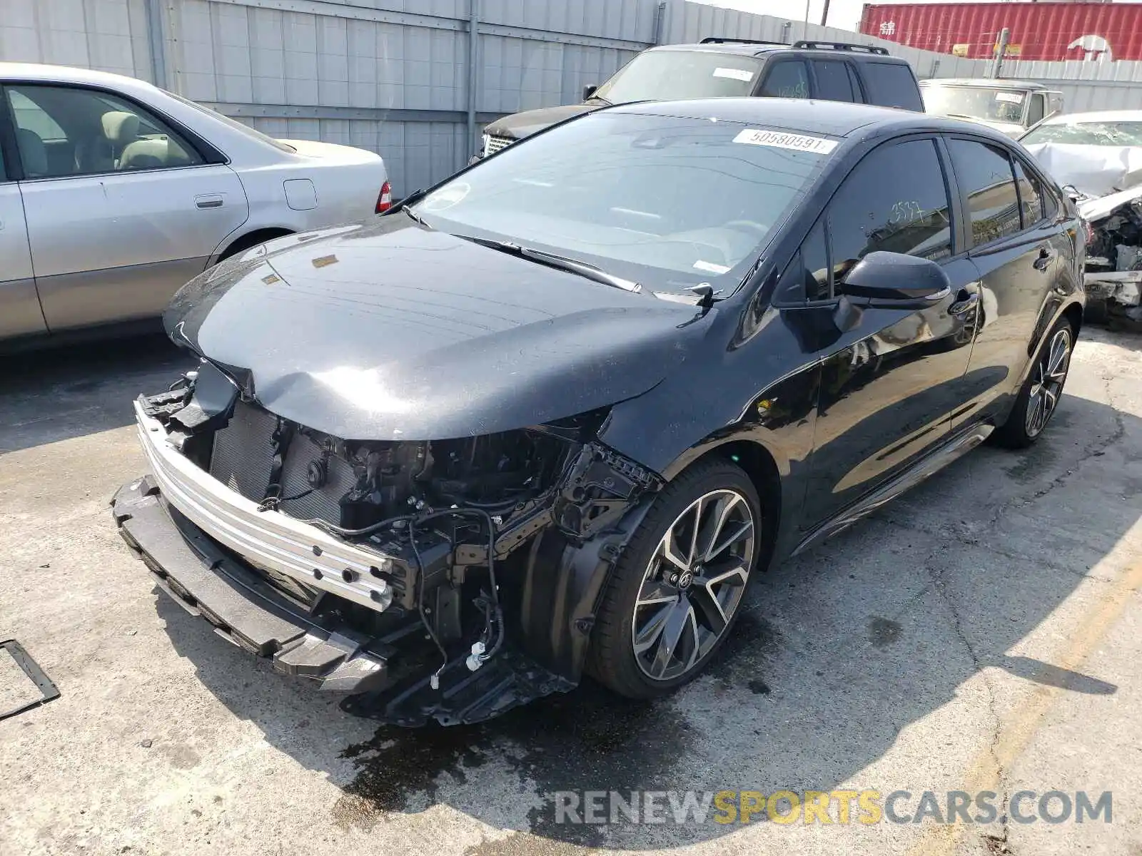 2 Photograph of a damaged car JTDS4MCE0MJ068410 TOYOTA COROLLA 2021