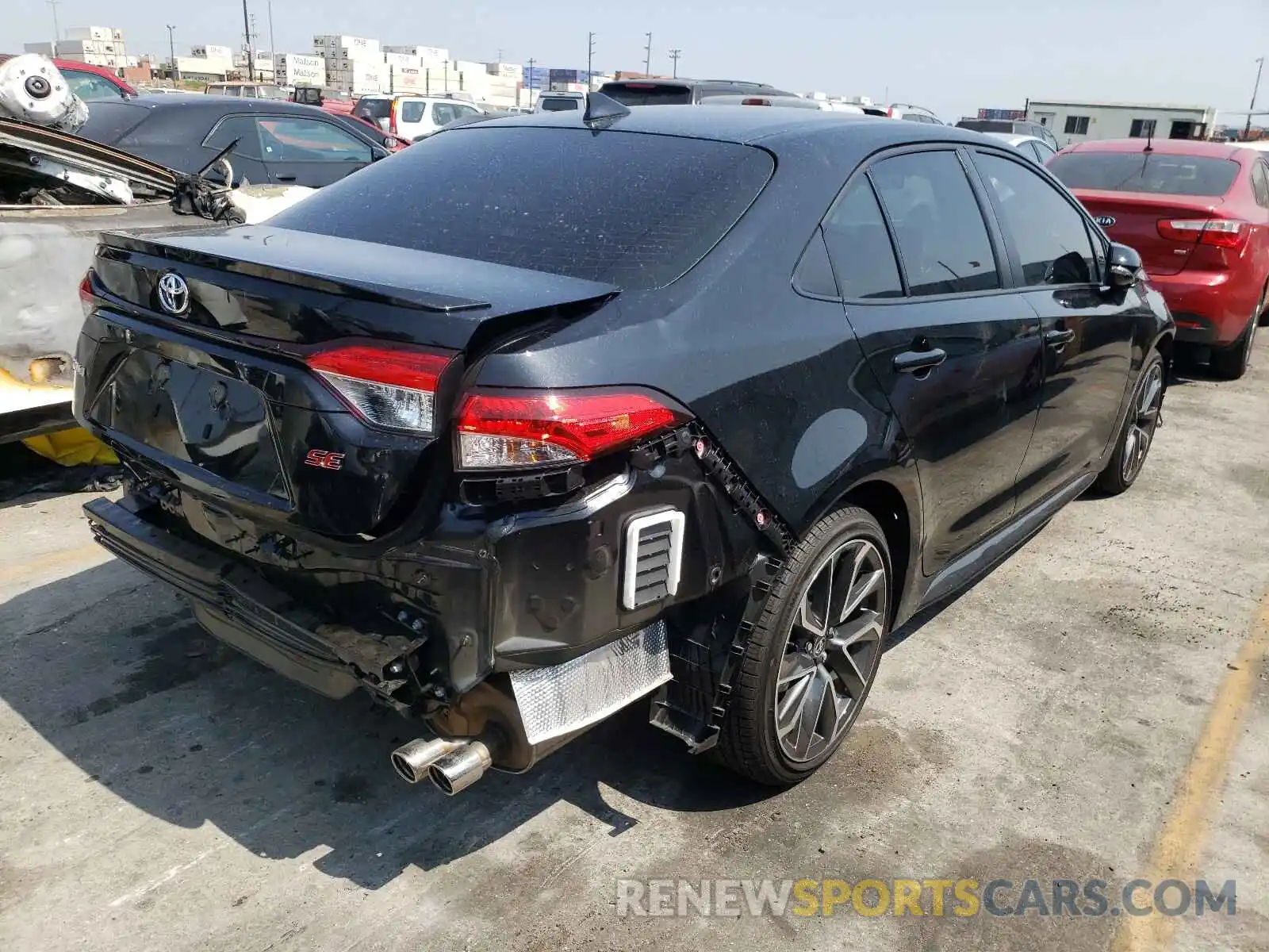 4 Photograph of a damaged car JTDS4MCE0MJ068410 TOYOTA COROLLA 2021