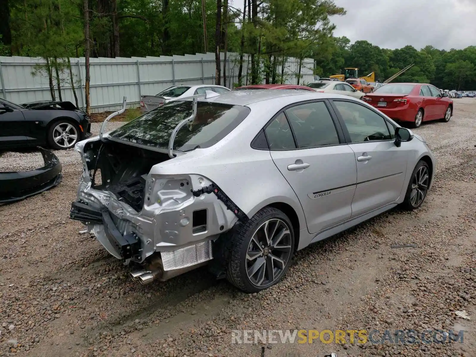 4 Photograph of a damaged car JTDS4MCE0MJ068889 TOYOTA COROLLA 2021