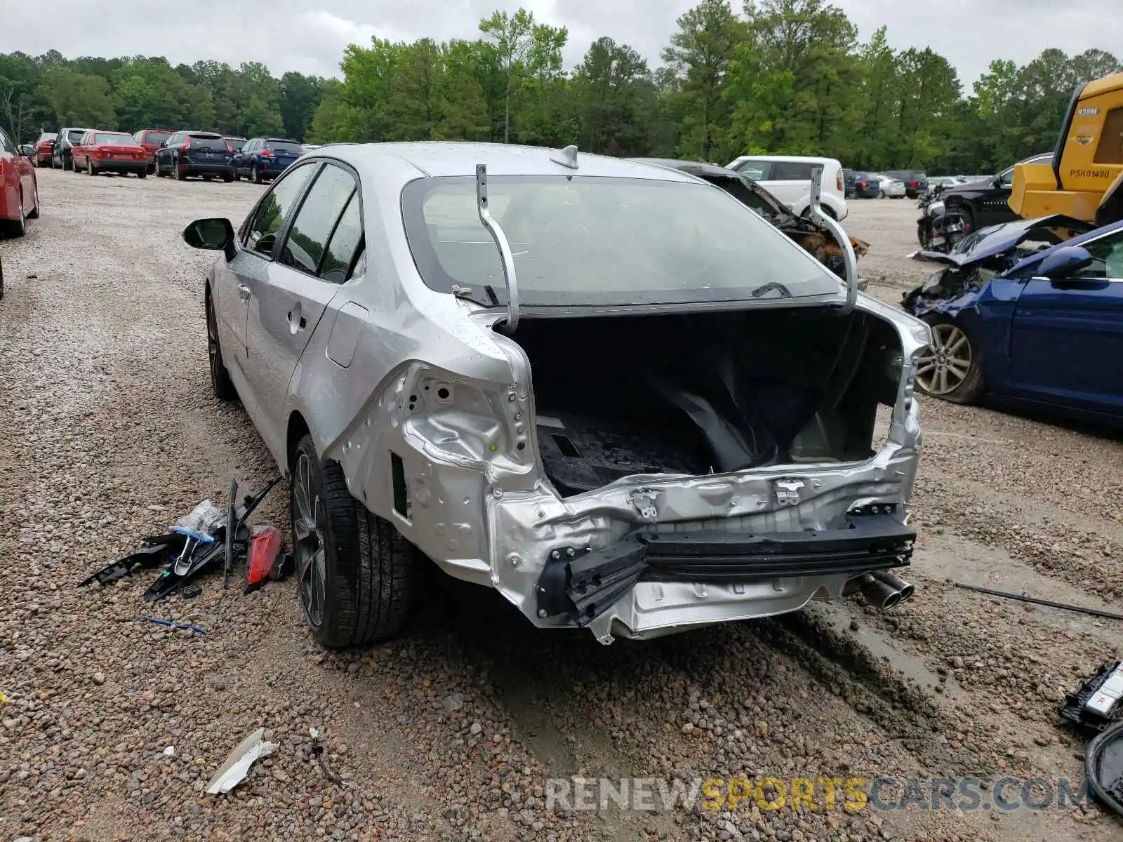 9 Photograph of a damaged car JTDS4MCE0MJ068889 TOYOTA COROLLA 2021