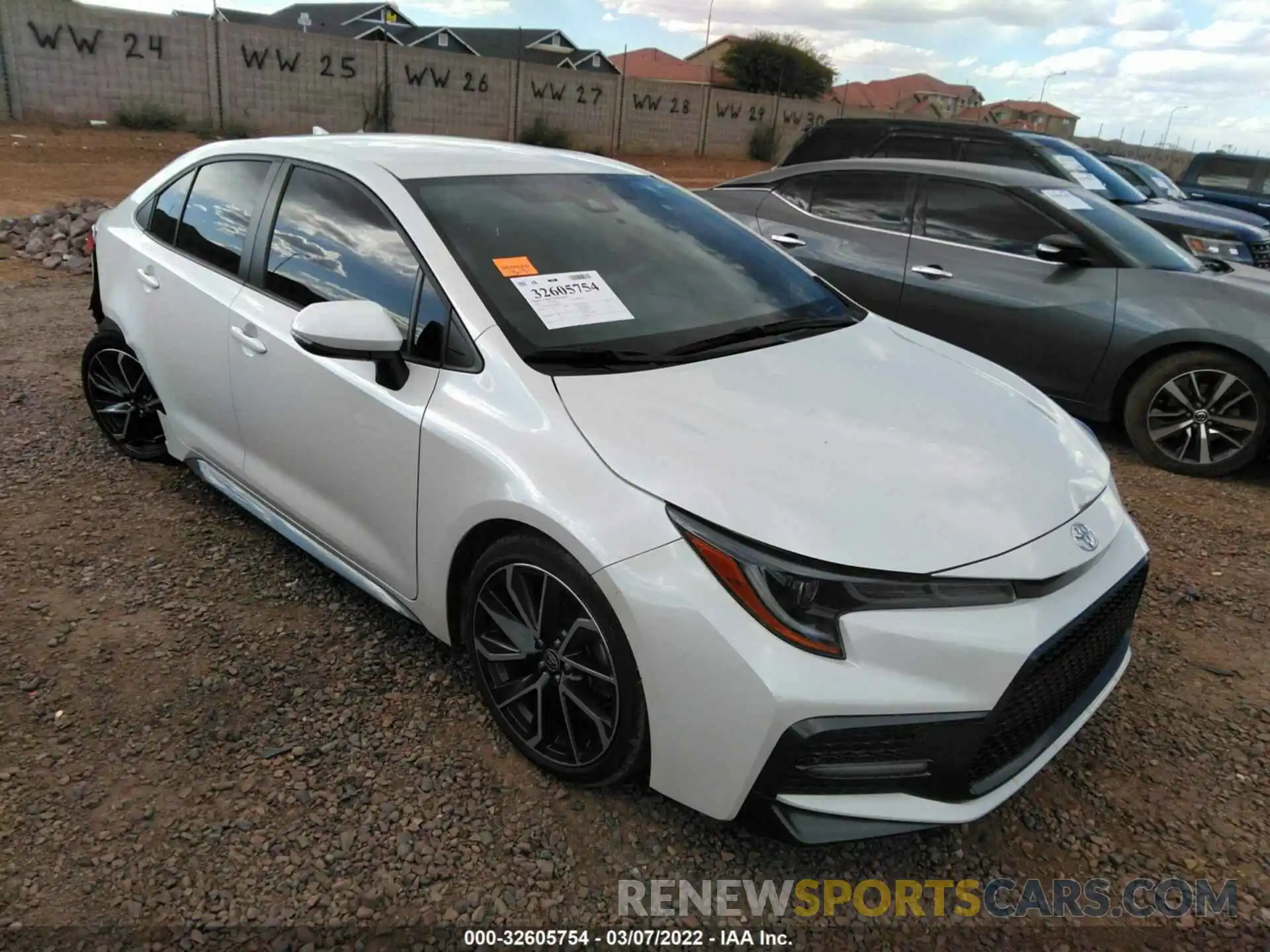 1 Photograph of a damaged car JTDS4MCE0MJ069234 TOYOTA COROLLA 2021