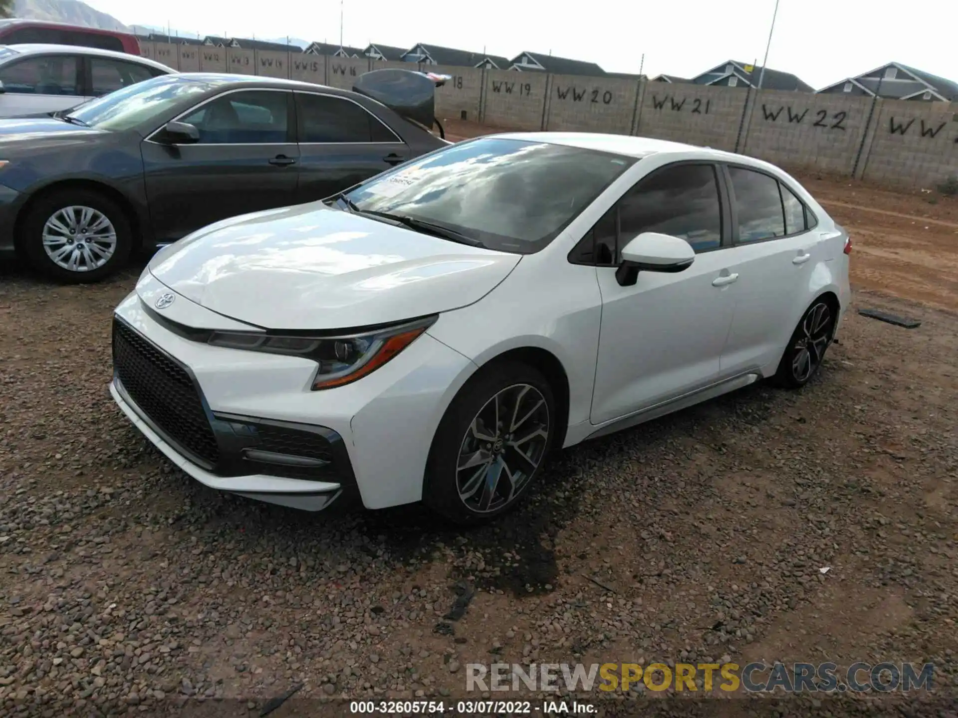 2 Photograph of a damaged car JTDS4MCE0MJ069234 TOYOTA COROLLA 2021