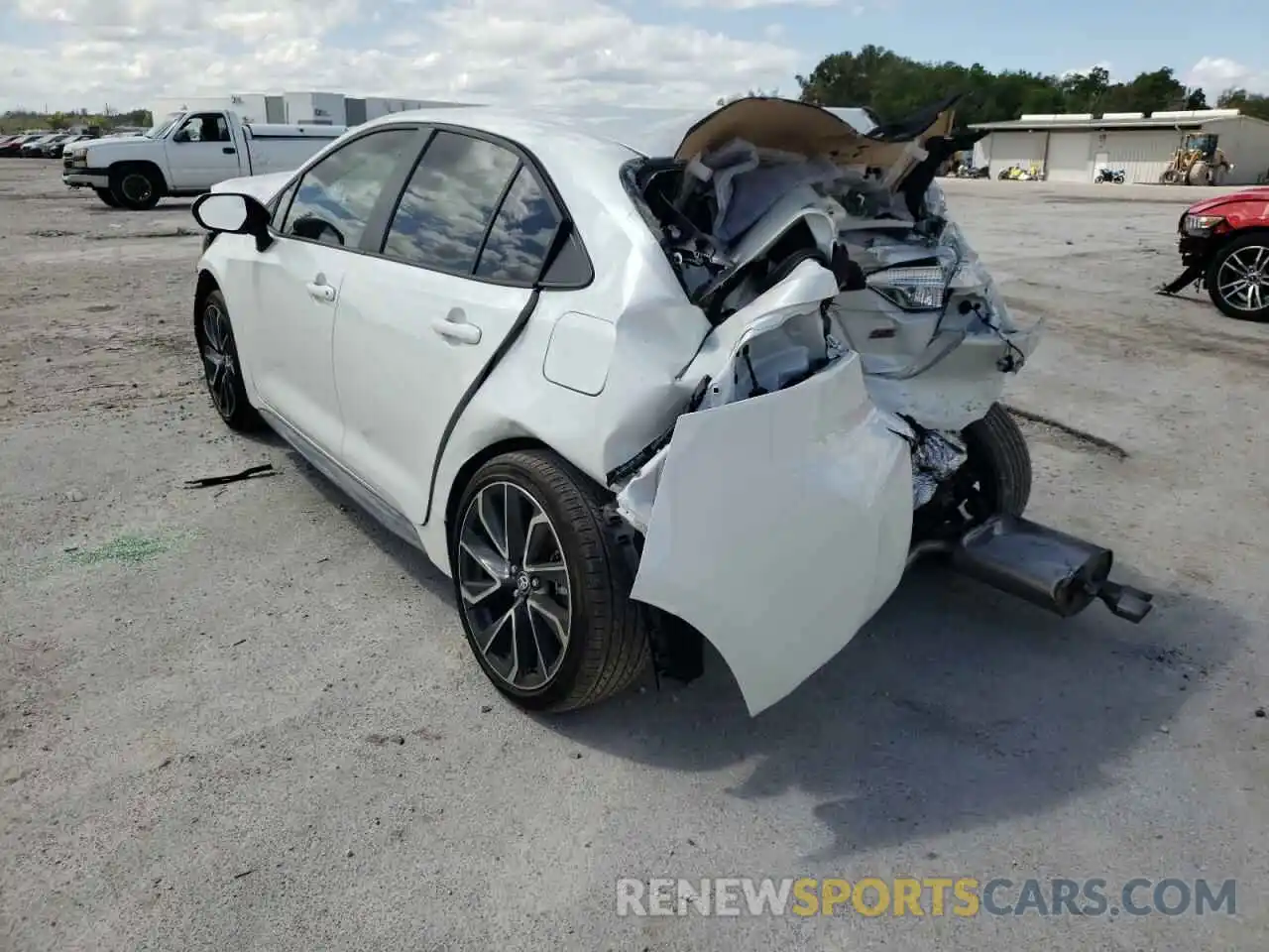 3 Photograph of a damaged car JTDS4MCE0MJ073252 TOYOTA COROLLA 2021