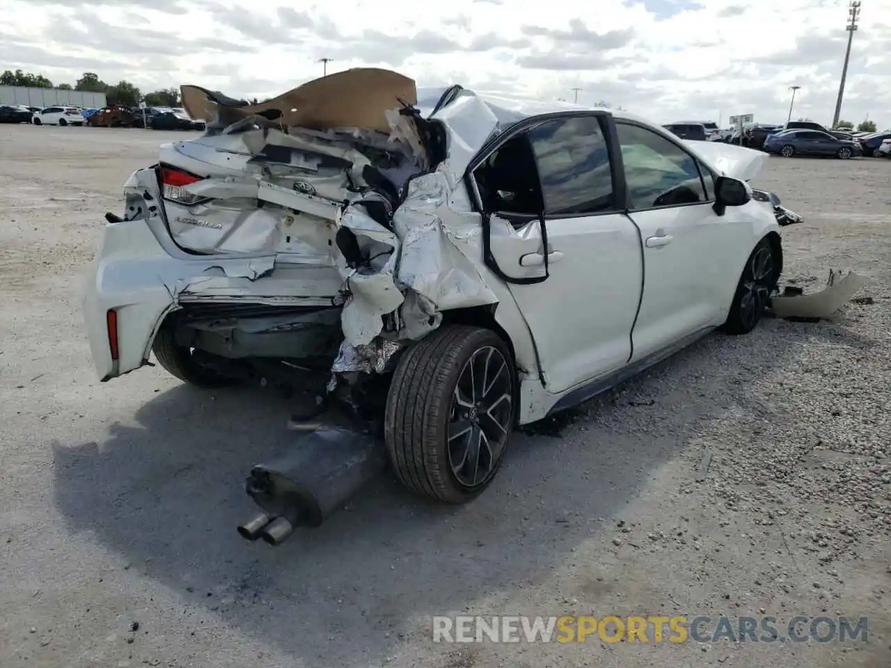 4 Photograph of a damaged car JTDS4MCE0MJ073252 TOYOTA COROLLA 2021