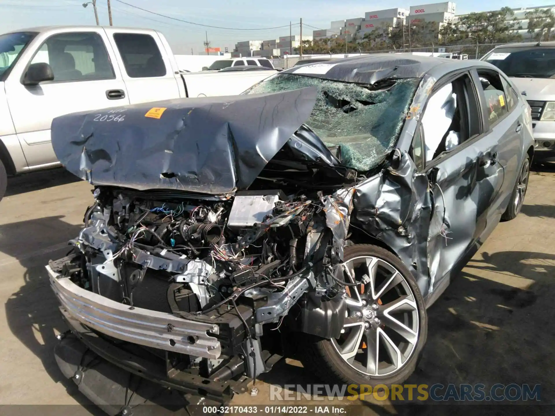 6 Photograph of a damaged car JTDS4MCE0MJ073686 TOYOTA COROLLA 2021