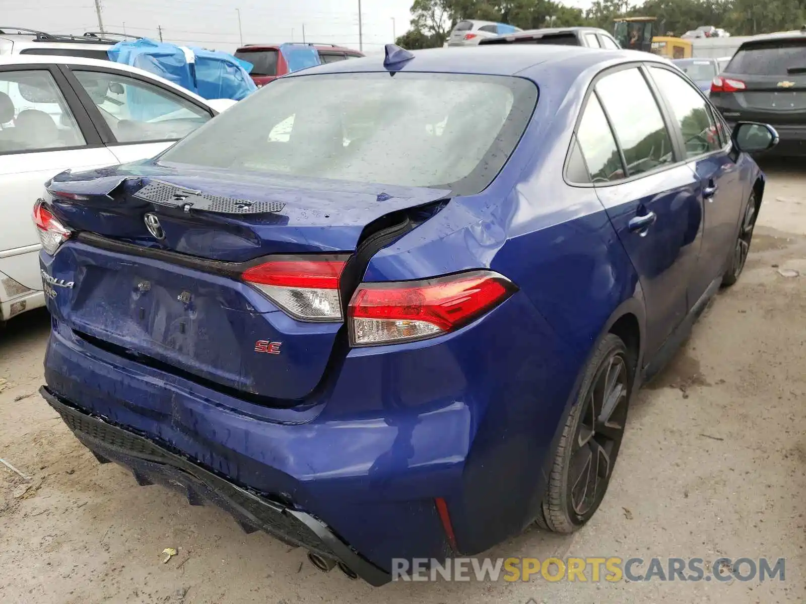 4 Photograph of a damaged car JTDS4MCE0MJ074434 TOYOTA COROLLA 2021