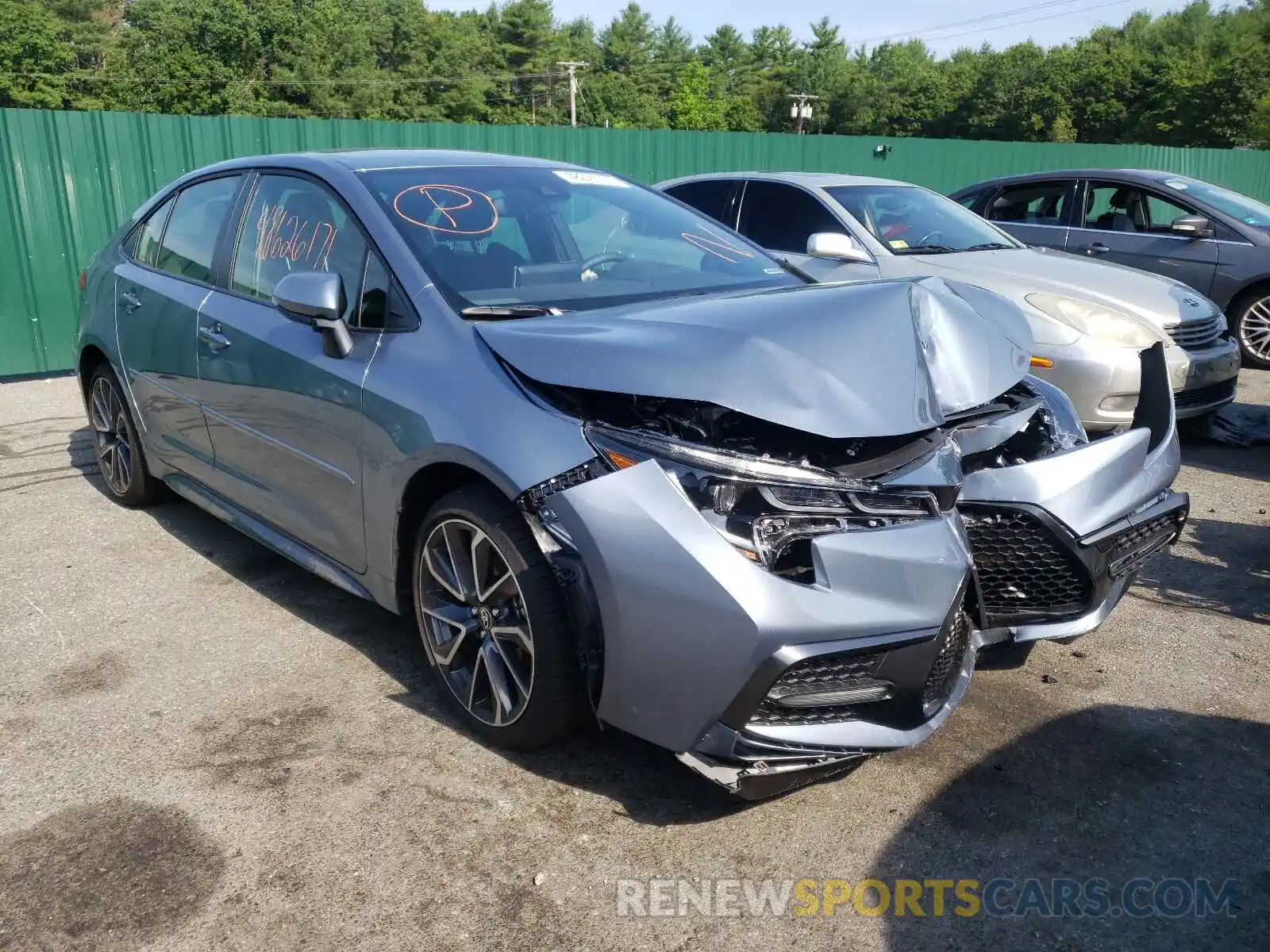 1 Photograph of a damaged car JTDS4MCE0MJ075521 TOYOTA COROLLA 2021