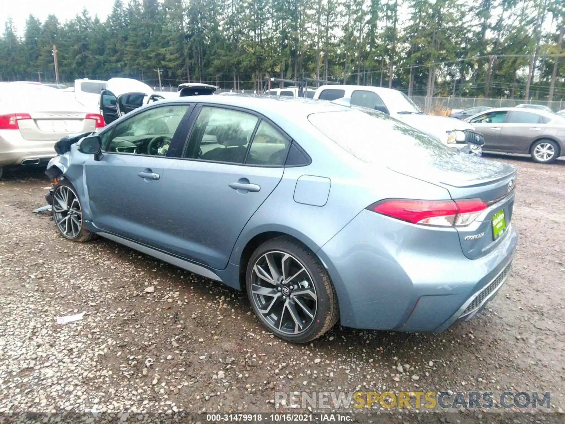 3 Photograph of a damaged car JTDS4MCE0MJ077446 TOYOTA COROLLA 2021