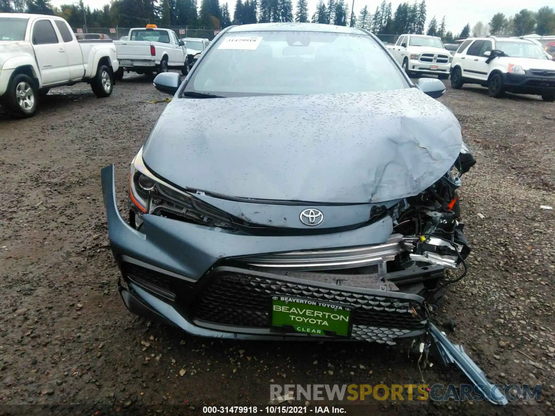 6 Photograph of a damaged car JTDS4MCE0MJ077446 TOYOTA COROLLA 2021