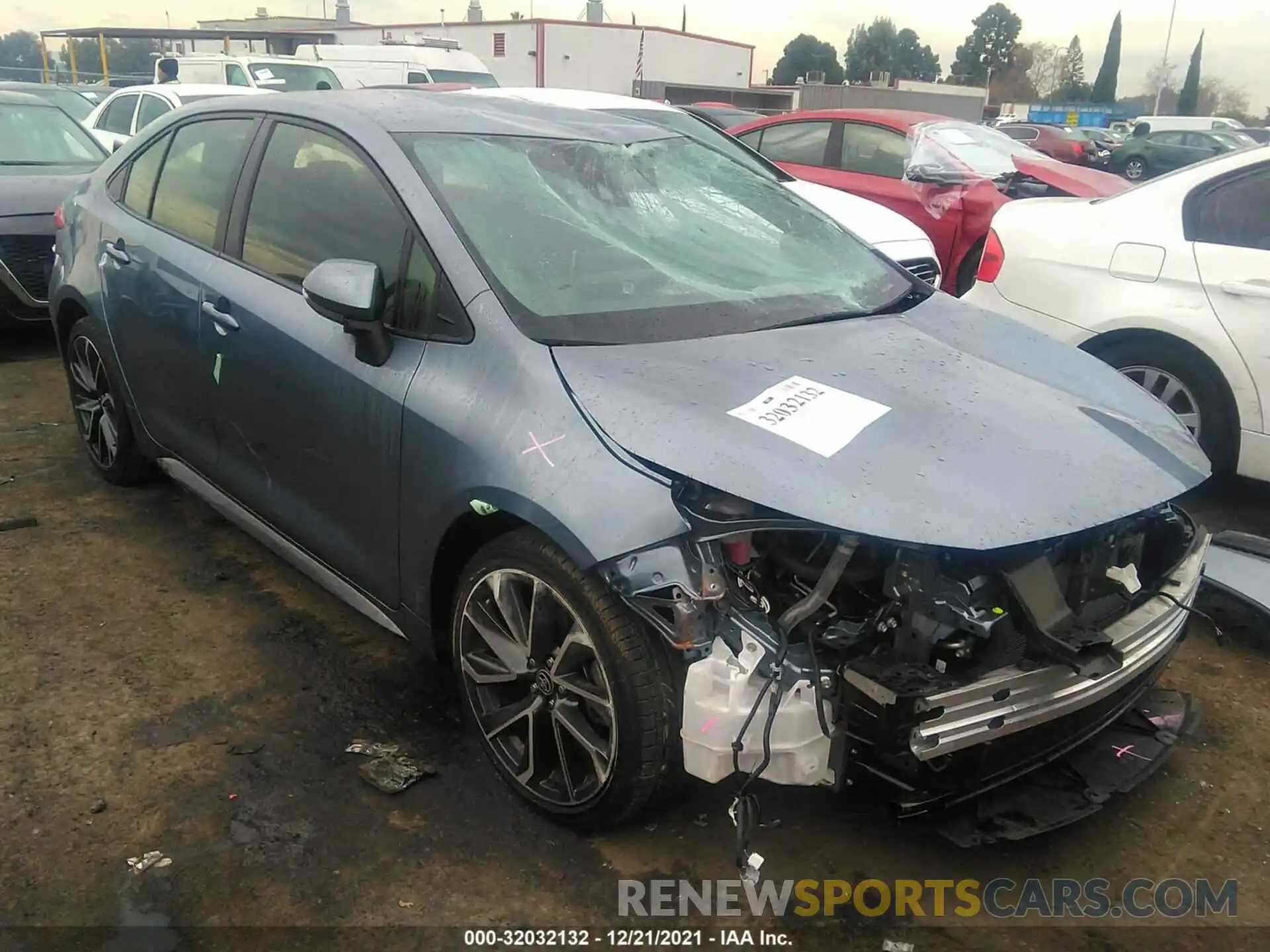 1 Photograph of a damaged car JTDS4MCE0MJ077902 TOYOTA COROLLA 2021