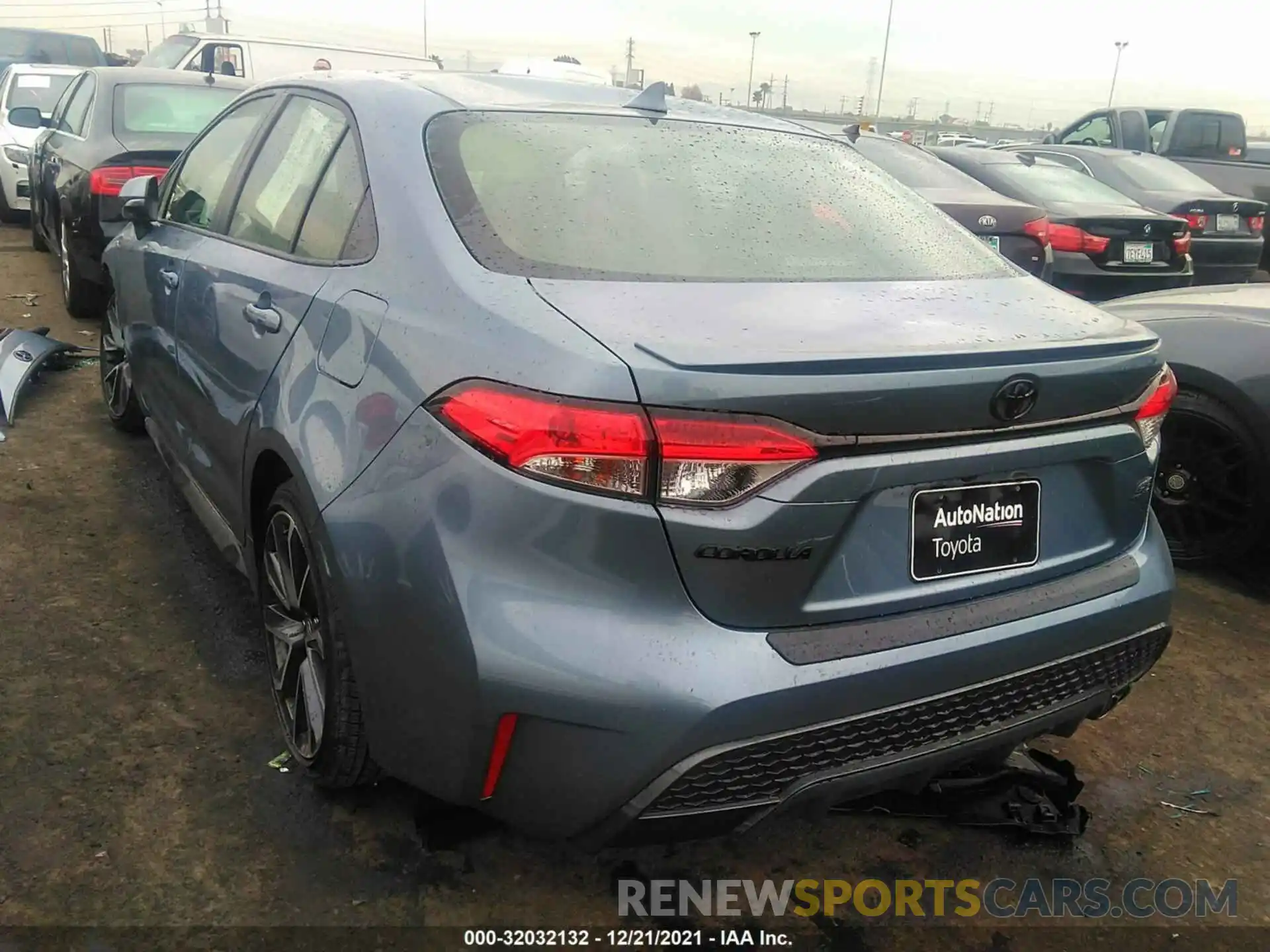 3 Photograph of a damaged car JTDS4MCE0MJ077902 TOYOTA COROLLA 2021