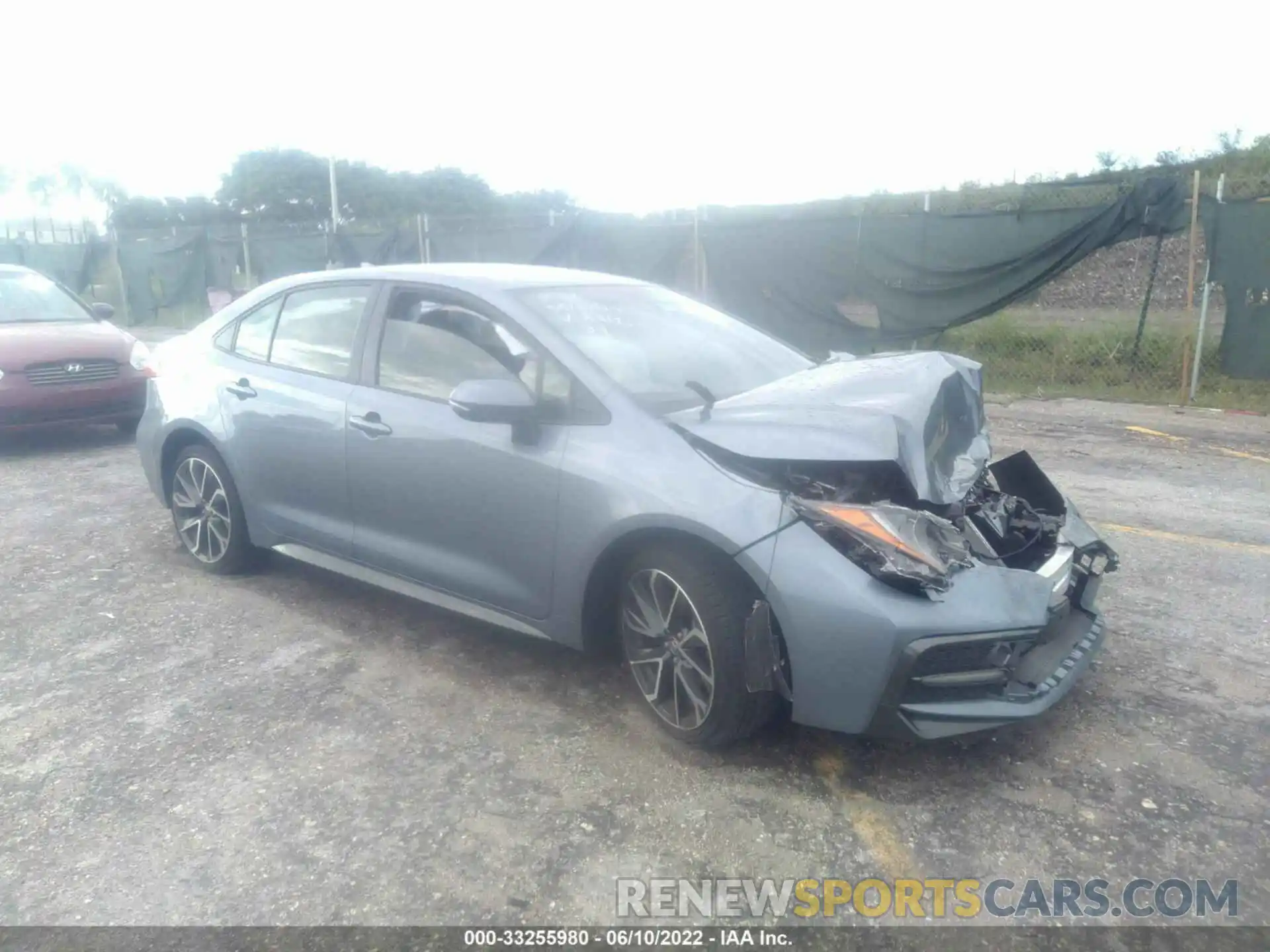 1 Photograph of a damaged car JTDS4MCE0MJ078712 TOYOTA COROLLA 2021