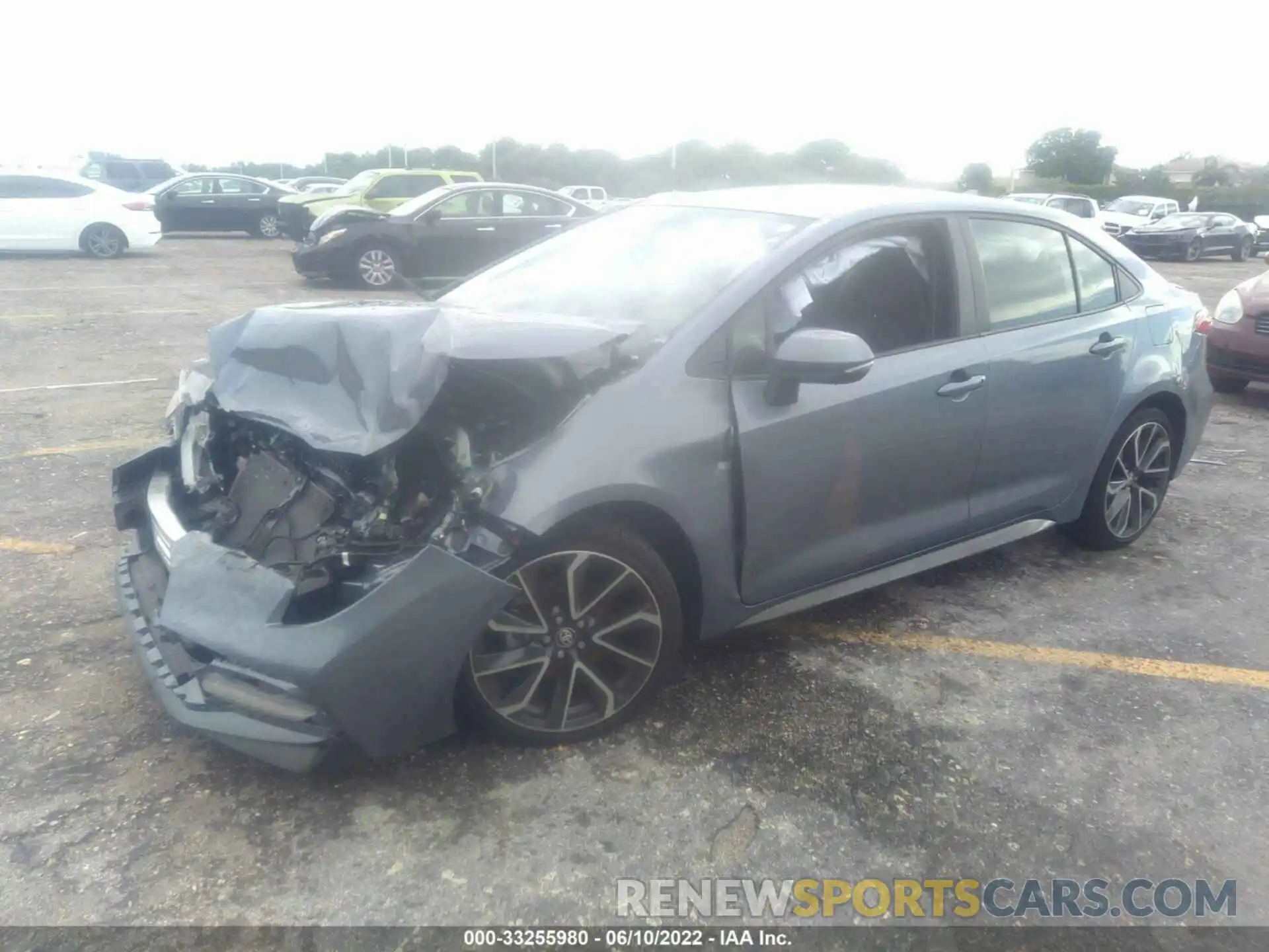 2 Photograph of a damaged car JTDS4MCE0MJ078712 TOYOTA COROLLA 2021