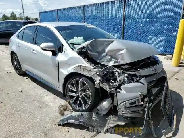 1 Photograph of a damaged car JTDS4MCE0MJ079679 TOYOTA COROLLA 2021