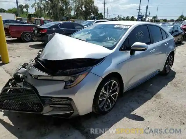 2 Photograph of a damaged car JTDS4MCE0MJ079679 TOYOTA COROLLA 2021