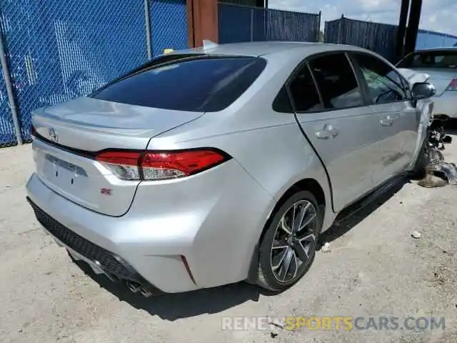 4 Photograph of a damaged car JTDS4MCE0MJ079679 TOYOTA COROLLA 2021