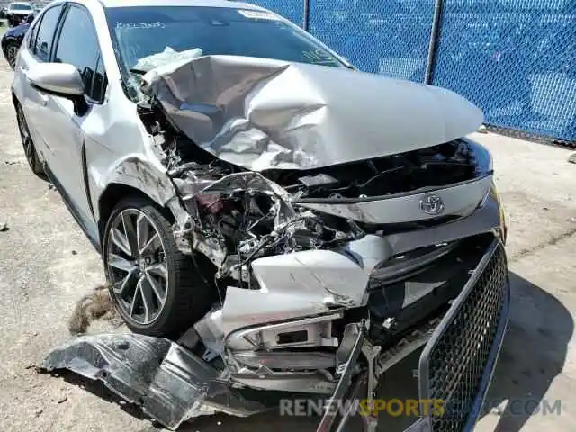 9 Photograph of a damaged car JTDS4MCE0MJ079679 TOYOTA COROLLA 2021