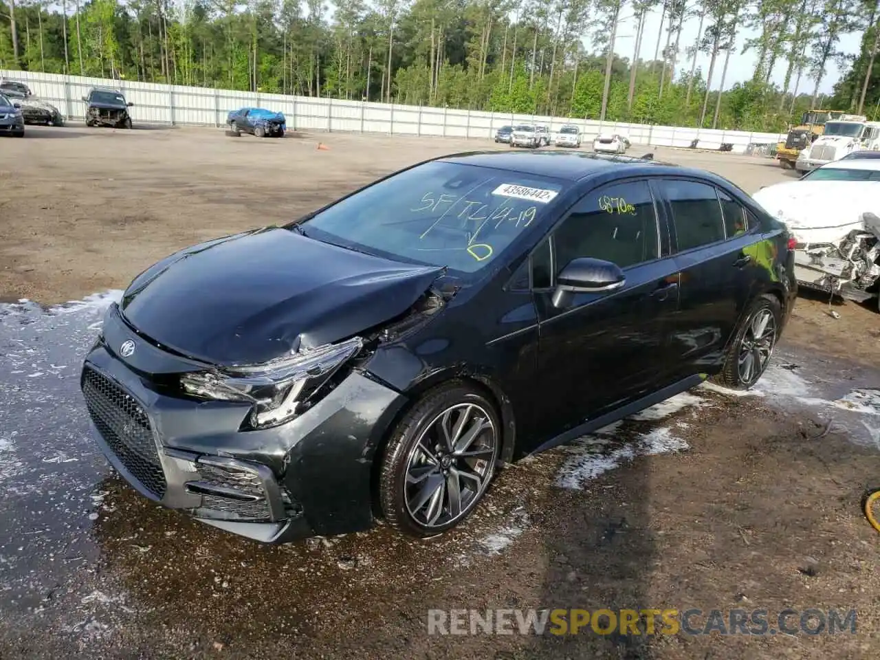 2 Photograph of a damaged car JTDS4MCE0MJ079729 TOYOTA COROLLA 2021