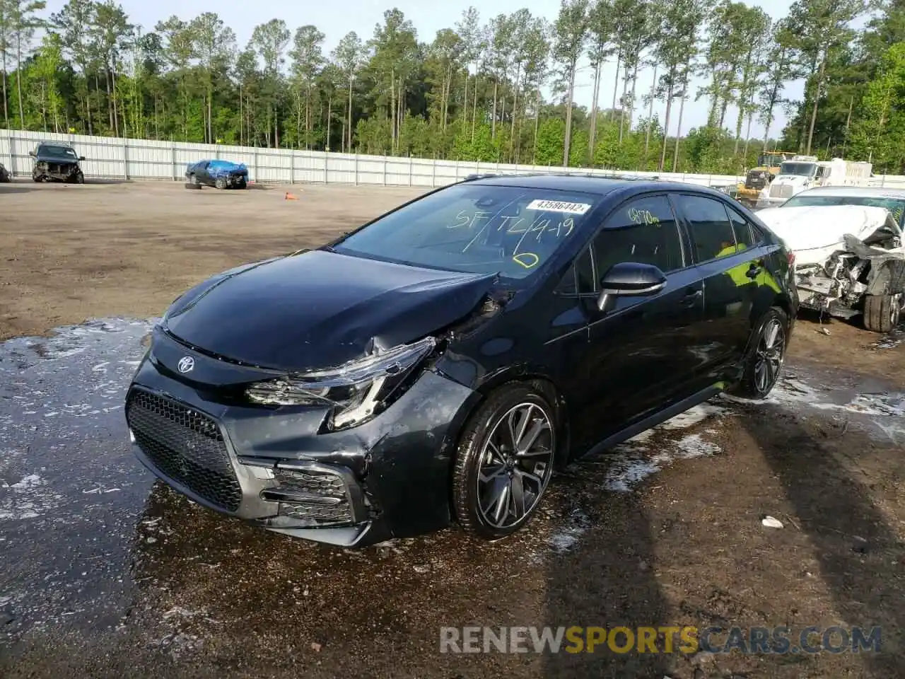 9 Photograph of a damaged car JTDS4MCE0MJ079729 TOYOTA COROLLA 2021