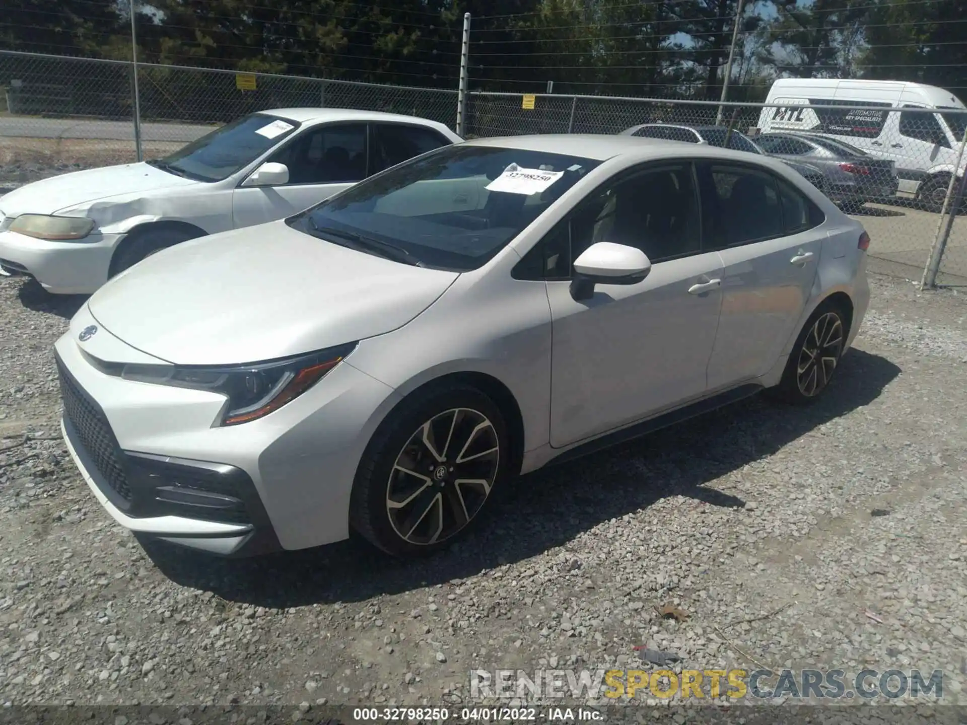 2 Photograph of a damaged car JTDS4MCE0MJ080234 TOYOTA COROLLA 2021