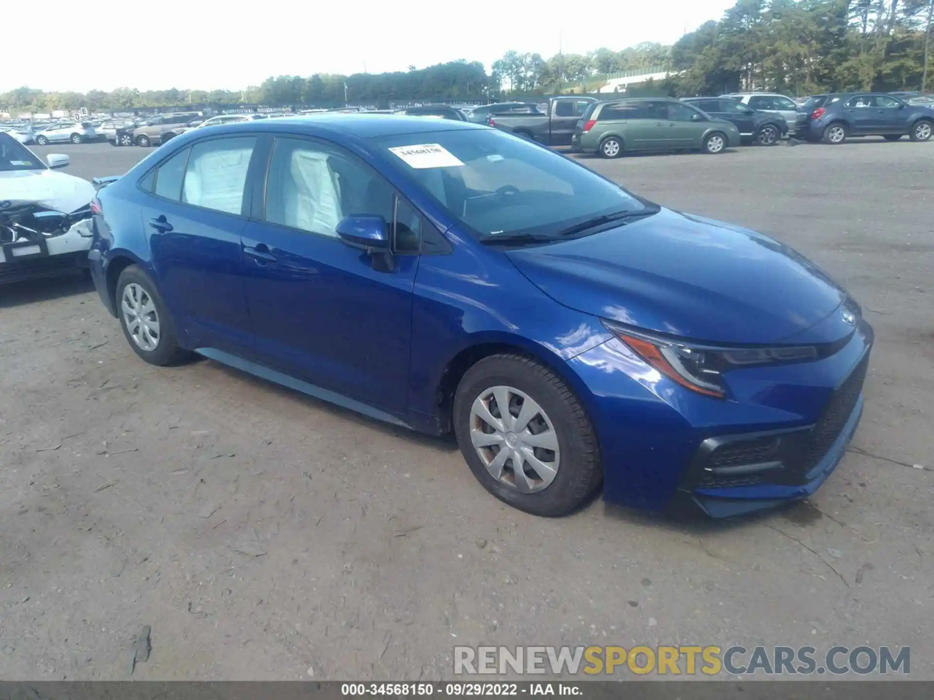 1 Photograph of a damaged car JTDS4MCE0MJ080833 TOYOTA COROLLA 2021