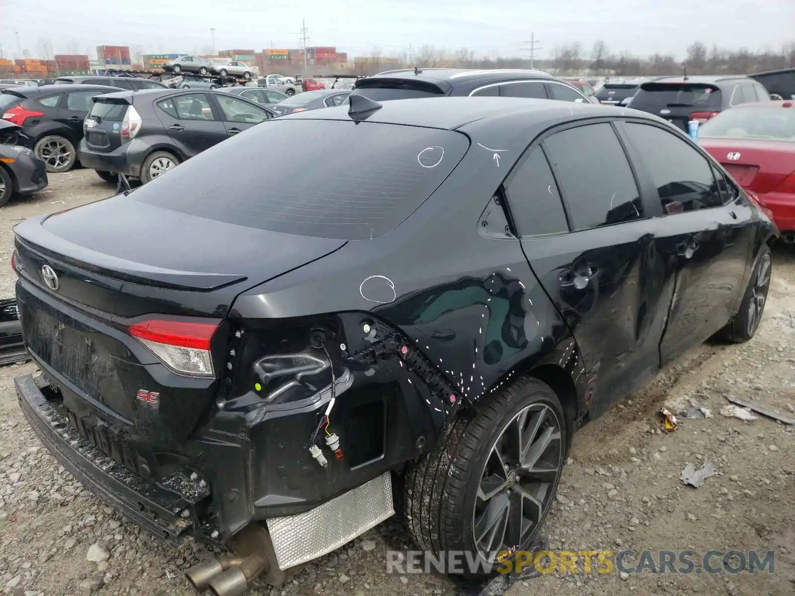 4 Photograph of a damaged car JTDS4MCE1MJ054130 TOYOTA COROLLA 2021