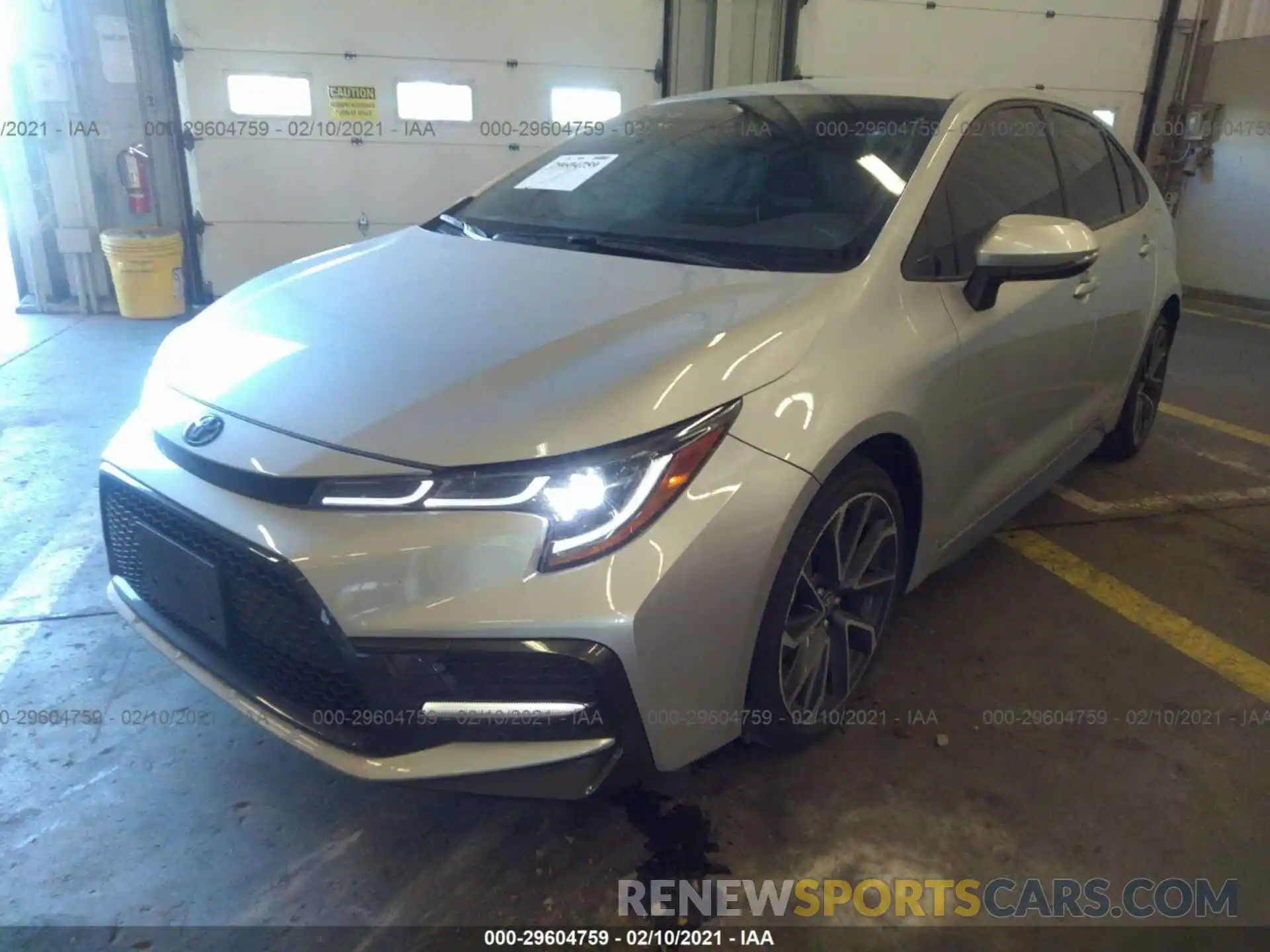 2 Photograph of a damaged car JTDS4MCE1MJ054192 TOYOTA COROLLA 2021